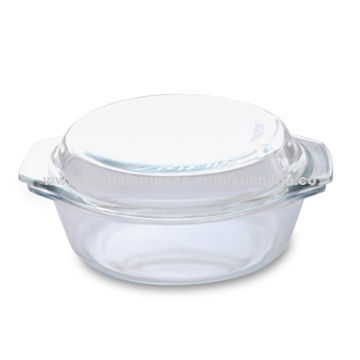 3.0L Oven Dish with Cover and Round Shape, 2,180g Weight