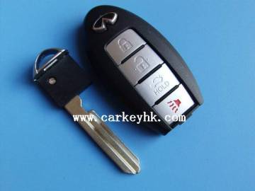 New arrival Infiniti smart 3+1 buttons remote control key shell key cover