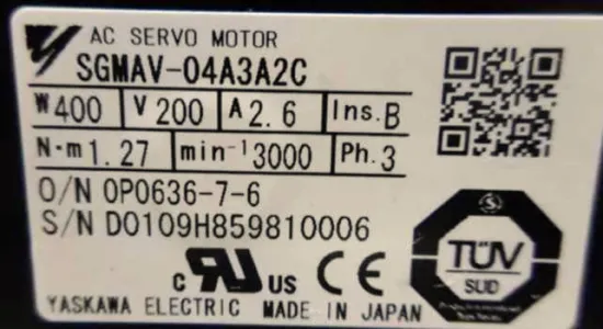 SGMAV-04A3A2C Yaskawa High Performance Motion Control System