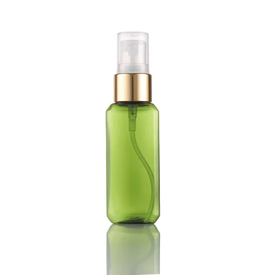 Plastic 30ml pet square spray bottle 60 ml