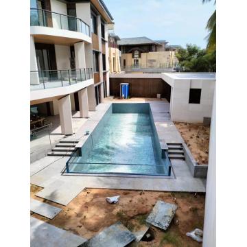 Hotel Infinity Overflow Edge Acrylic Swimming Pool