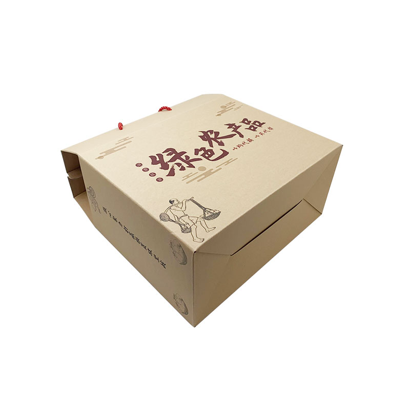 Agricultural products packaging box