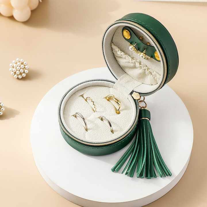 Newest Simple Earrings Necklace Ring Storage Box