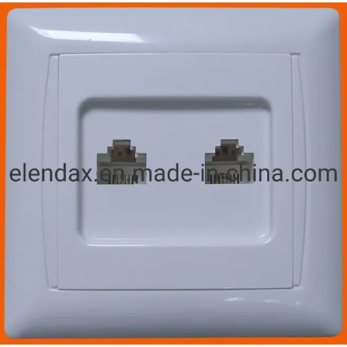 Soket Dinding Pemasangan Permukaan Baru Standar Perancis F6610