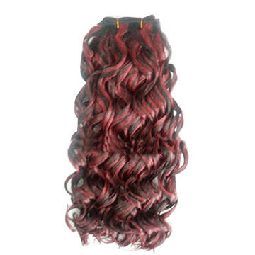 Human hair weft