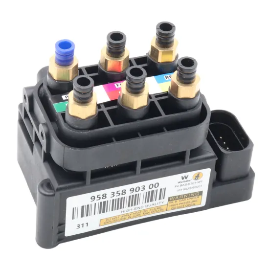 Air Suspension Solenoid Valve Block for Audi Q7, VW Touareg, Porsche Cayenne and Panamera