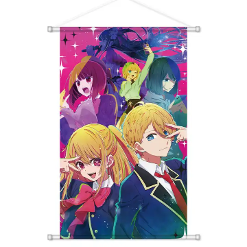 Sunshine Factory Custom Wall Hanging Scroll Banner with Aluminium Rods