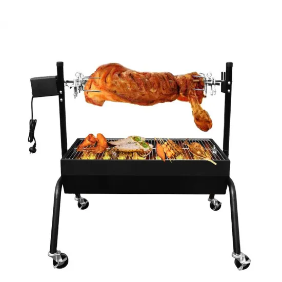 KEYO SAA Big Outdoor Pig Spit Roaster Electrially Rotating Charcoal BBQ Grill
