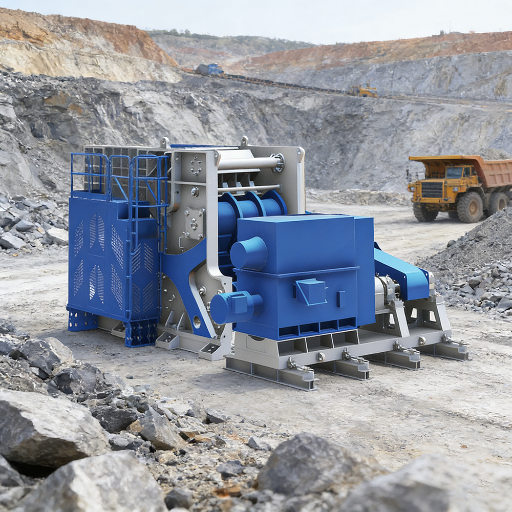 large scale mining coarse crusher