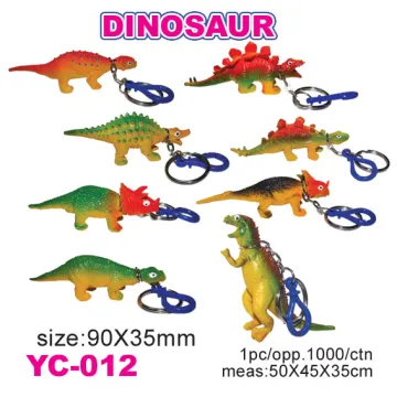 Plastic Rubber Animal Keychain Toys/Dinosaur Keychains