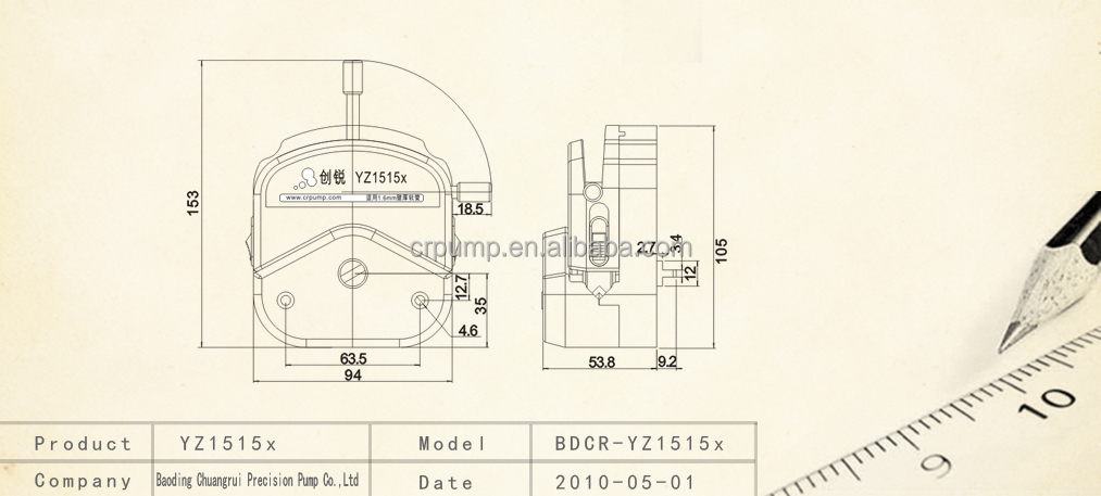 Filling Packing Machine Peristaltic Pump Head