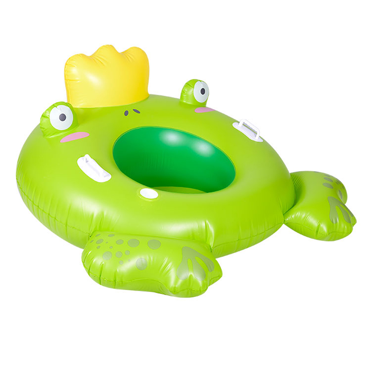 Swimming Pool PVC Frog Inflatable Lounge Chair Float