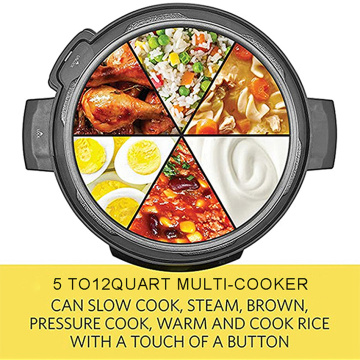 New Arrival Electronic aluminum pressure cookers 12 liter