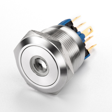 25 mm UV-resistente dip-knopschakelaar voor gebruik buitenshuis