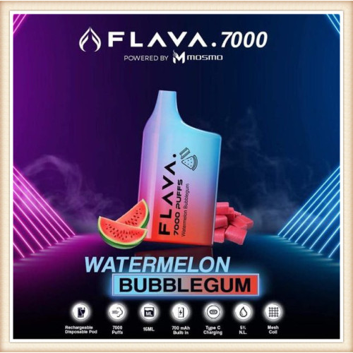 Flava 7000 퍼프 일회용 키트 700mAh