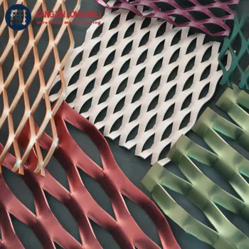 Small Hole Metal Wire Mesh Diamond Shape Expanded Metal Sheet