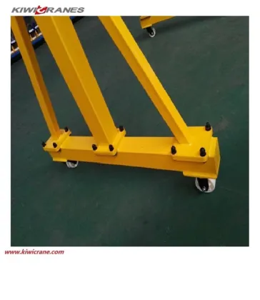 5 Ton Electric Hoist Single Girder Gantry Crane for Construction Machinery Factory