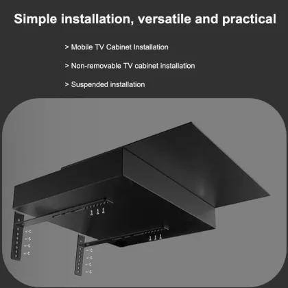 Ultra Short Throw Electrical Platform Drawer for Laser TVs and UST Projectors by Xiaomi, JmGo, XGIMI, Changhong, Hisense, Skyworth