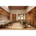 Muebles de comedor de cuero para un restaurante de cuero muebles de cafetería