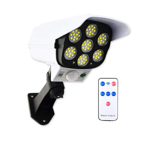 Waterproof Wireless Solar Motion Sensor Wall Light with Remote Controller