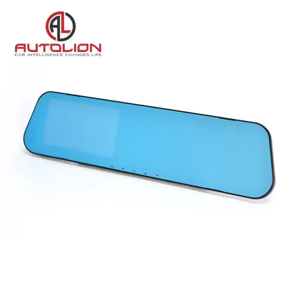 4.3 Inch HD Dual Lens Rearview Mirror Car DVR Dash Cam