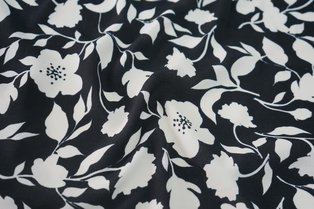 100% Printed Crepe Rayon Fabric