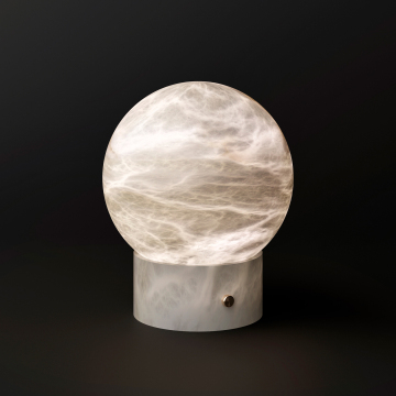 Harga Pabrik Alabaster Athena Table Lampu untuk Ruang Bacaan Kantor Hotel