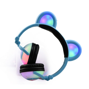 2019 New Trending Lovely Wireless Bear Ear Headphone