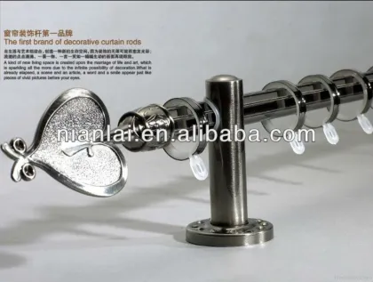 Good Quality Electroplating Aluminium Curtain Pole Shanghai