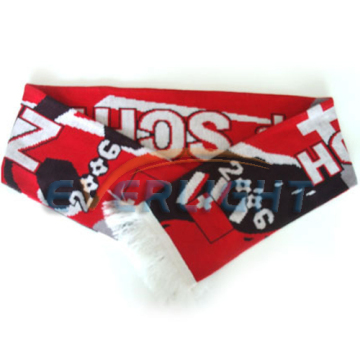 woven jacquard football fan's scarf