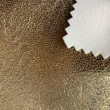 Pu gold material fashion synthetic leather