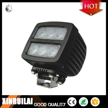 Reverse Polarity Protected CE ROHS IP68 60W LED Tractor Auto Work Light พร้อมฝาครอบพีซี