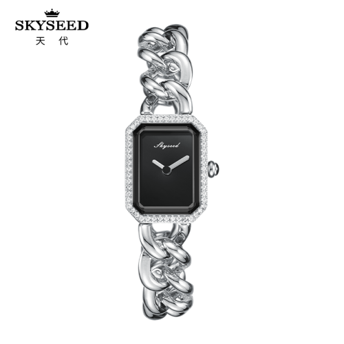 SKYSEED Kleines Zifferblatt Damen Trend Wild Strap UHR