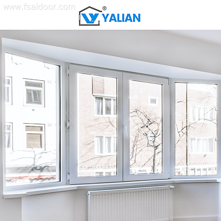 Aluminum Thermal Break Casement Windows French Design