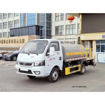 Venda de preço baixo 2,5m3 caminhão de tanque de água