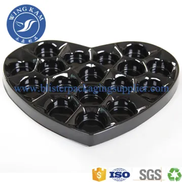 Plastic Blister Tray For Chocolate Food Grade Tray