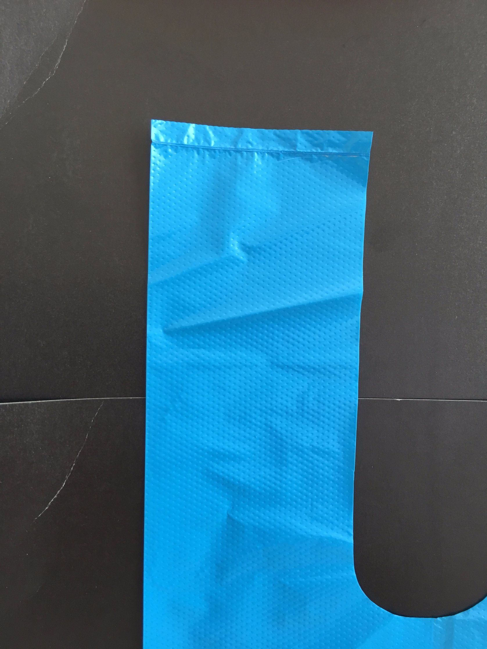 Blue HDPE T-Shirt Bag Grocery Bag Carrier Bag Handle Bag