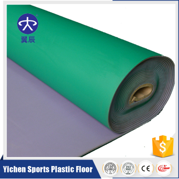 Fashion indoor pvc plastic floor for badminton court flooring