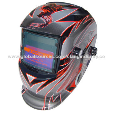 Welding Helmets, WeldSkill Auto Darkening, Solar Powered Auto Dark, Black-free Flame