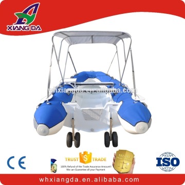 Inflatable aluminum fishing rib boat dinghy