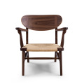 Hans Wegner의 목재 CH22 Chaise Lounge 의자