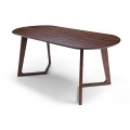 Mesa de madera de valle contemporánea