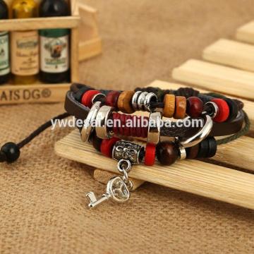 fashion jewelry leather bracelet 2016 new products leather bracelet