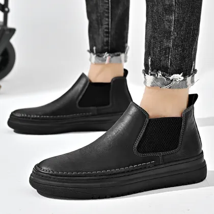 OEM Men's Breathable Leather Chelsea Boots & Sneakers