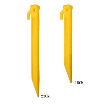 해변과 모래를위한 내구성있는 플라스틱 텐트 스테이크 -18cm