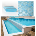 Decorative mosaic tiles for swimming pools