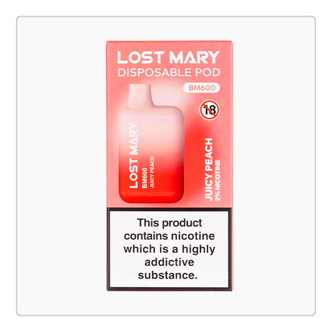 Lost Marry Bm600 Puffs 20mg Disposable Vape 550mah