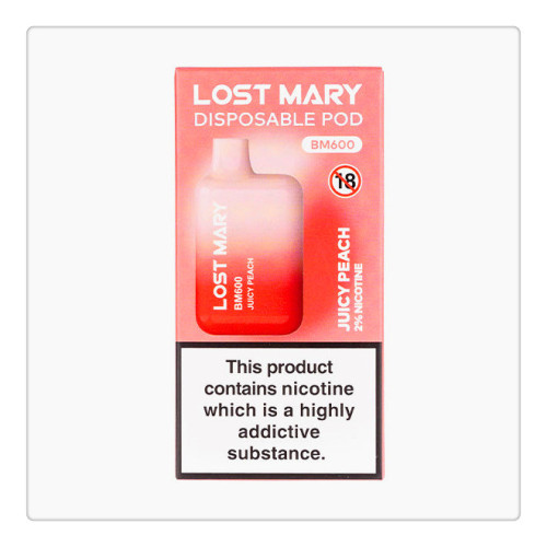 Lost Marry BM600 Puffs 20mg Vape descartável 550mAh