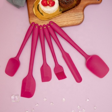 Durable Multicolor Silicone Baking Spatula Set - Heat Resistant Kitchen Tools
