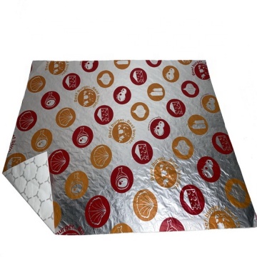 Beef Chicken Burger Packaging Options: Aluminum Foil and Wax Laminate Paper Wrapping" 

However, if you need a more concise title fitting for a search engine, consider:

"Aluminum Foil & Wax Laminate Paper for Beef Chicken Burgers